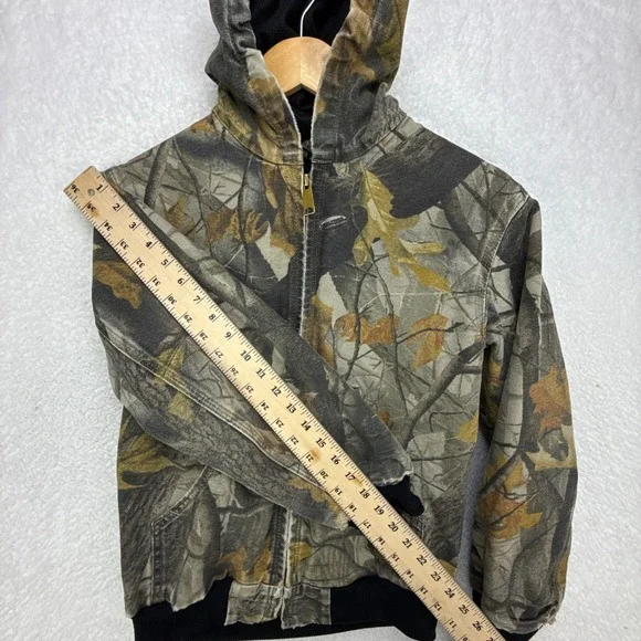 Carhartt Active Hunting Jacket Thermal Lined Youth Large YYJ144 CMO Camo - Picture 7 of 12